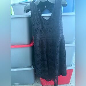 Elegant Black Lace  Dress mp29